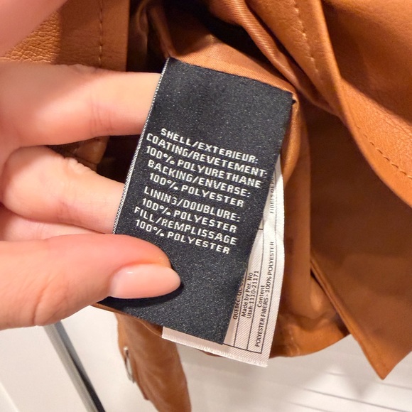 7 for All Mankind Vegan Leather Jacket - Picture 6 of 6
